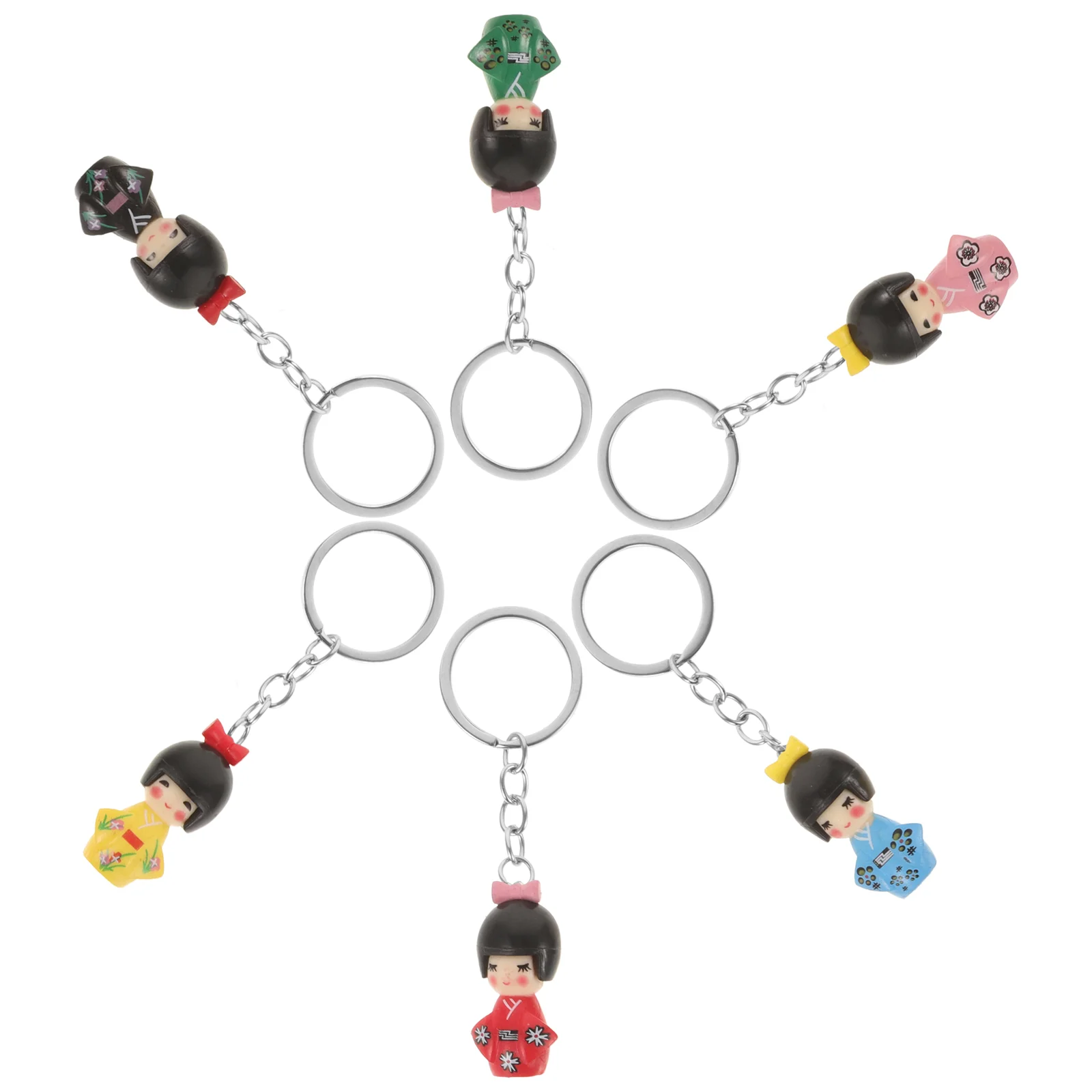 6 Pcs Key Chain Japanese Kimono Schoolbag Pendants Wallet Style Decor Decoration Zinc Alloy Random Color Keychain
6 Pcs Key Chain Japanese Kimono Schoolbag Pendants Wallet Style Decor Decoration Zinc Alloy Random Color Keychain
