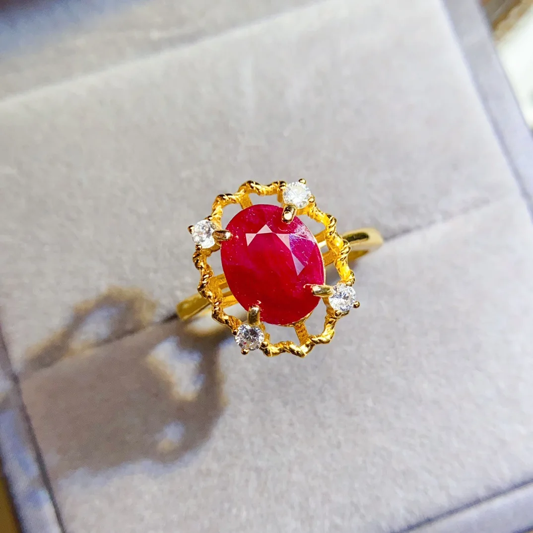 Кольцо с натуральным рубином 7*9 мм, драгоценный камень-пасьянс из стерлингового серебра S925, элегантные красные украшения для женщин и подарков
Кольцо с натуральным рубином 7*9 мм, драгоценный камень-пасьянс из стерлингового серебра S925, элегантные красные украшения для женщин и подарков