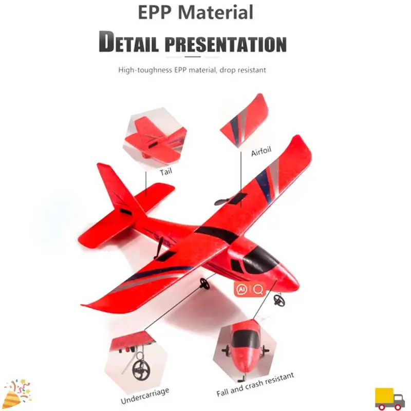 DIY RC Planes For Kids, Remote Control Airplanes Outdoor 2.4Ghz 2-CH DIY Easy To RC Airplane
DIY RC Planes For Kids, Remote Control Airplanes Outdoor 2.4Ghz 2-CH DIY Easy To RC Airplane