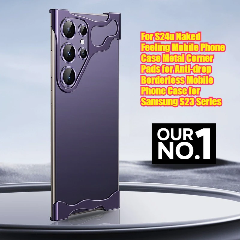 For Samsung S23 - S25 Ultra Bare - Feeling Shock - Proof Metal Edge Protective Pad Mobile Phone Case
For Samsung S23 - S25 Ultra Bare - Feeling Shock - Proof Metal Edge Protective Pad Mobile Phone Case