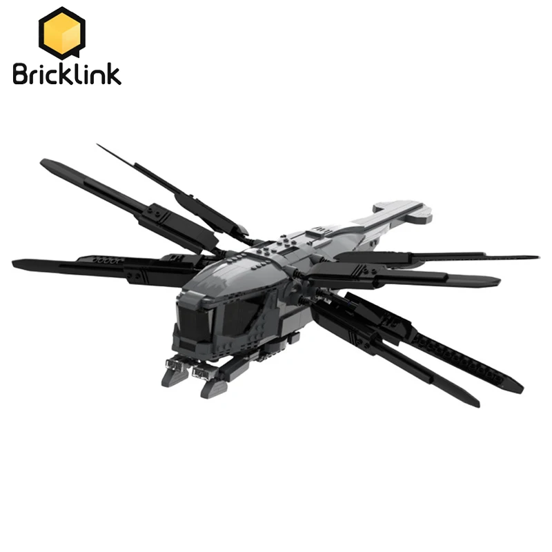 Bricklink ICONS Movie Dune Atreides Ornithopter 10327 Space Dragonfly Plane Arrakis Planet Aircraft Building Blocks Toys Gift
Bricklink ICONS Movie Dune Atreides Ornithopter 10327 Space Dragonfly Plane Arrakis Planet Aircraft Building Blocks Toys Gift