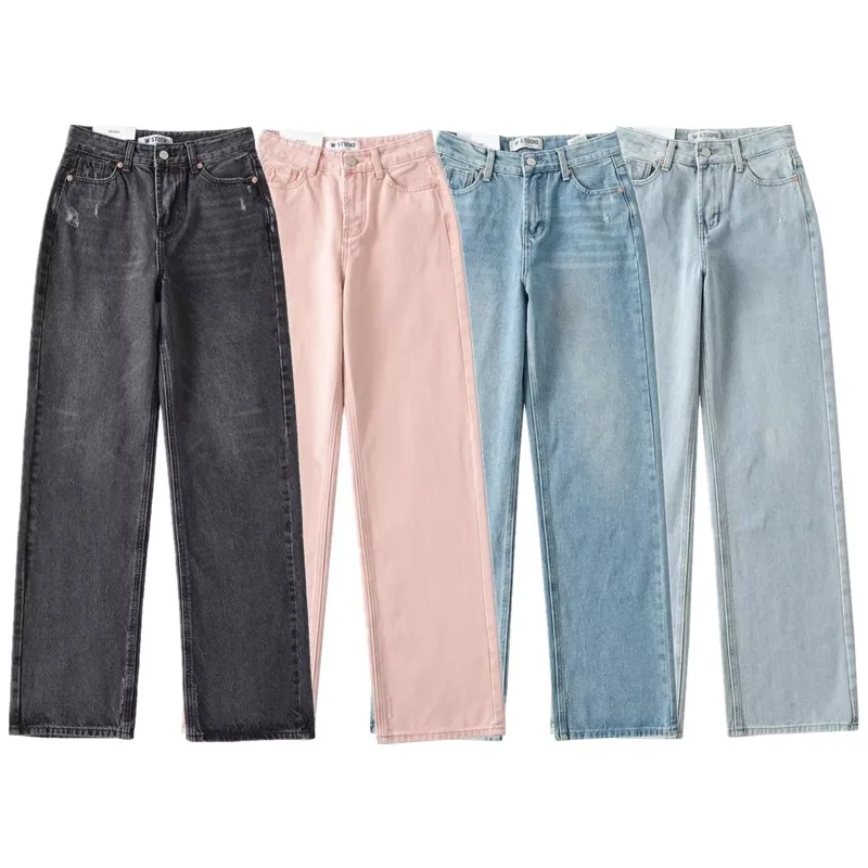Women's High Waist Straight Leg Jeans Summer 2023 Faion Design Versatile Long Floor Length Wide Leg Frayed Denim Pants
Women's High Waist Straight Leg Jeans Summer 2023 Faion Design Versatile Long Floor Length Wide Leg Frayed Denim Pants