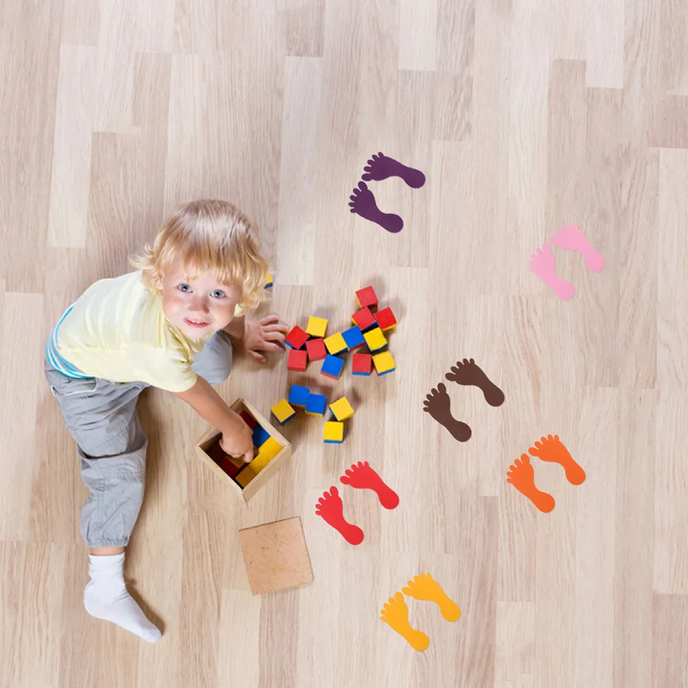 12 Pairs Footprint Stickers For Kindergarten Lovely Waterproof Non-Slip Floor Stickers Easy Install Remove Random Color
12 Pairs Footprint Stickers For Kindergarten Lovely Waterproof Non-Slip Floor Stickers Easy Install Remove Random Color