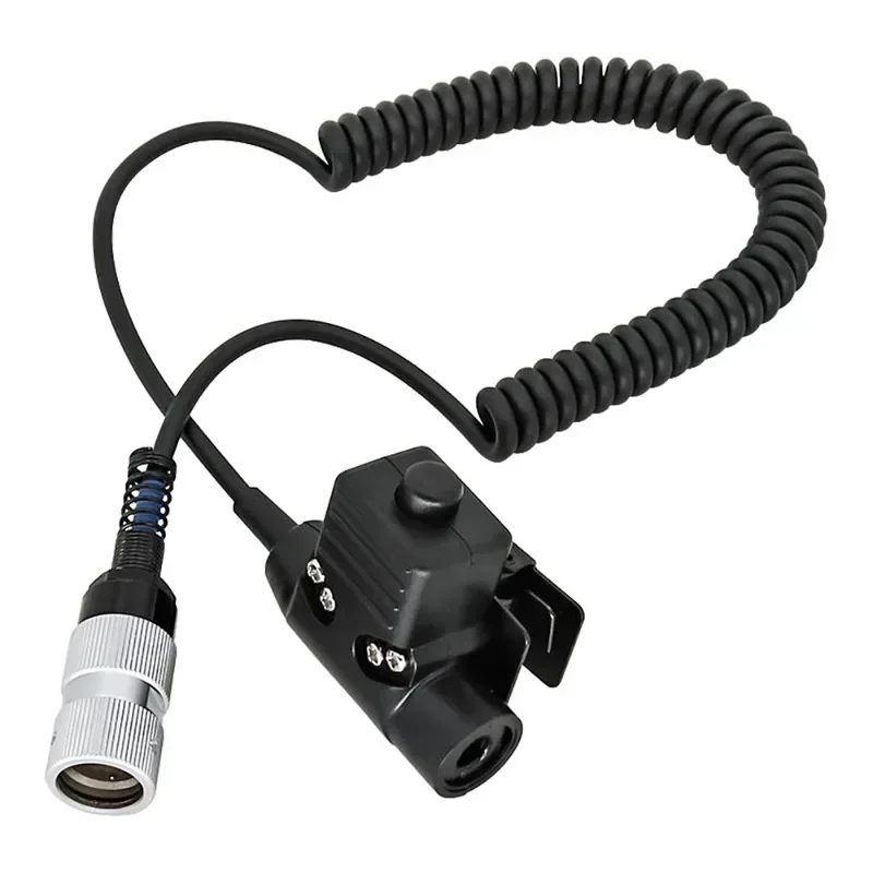 Tactical Headset Adaptor Extendable six-pin PTT connector Compatible with Pelto Comta Headset for PRC 148/152 Models
Tactical Headset Adaptor Extendable six-pin PTT connector Compatible with Pelto Comta Headset for PRC 148/152 Models