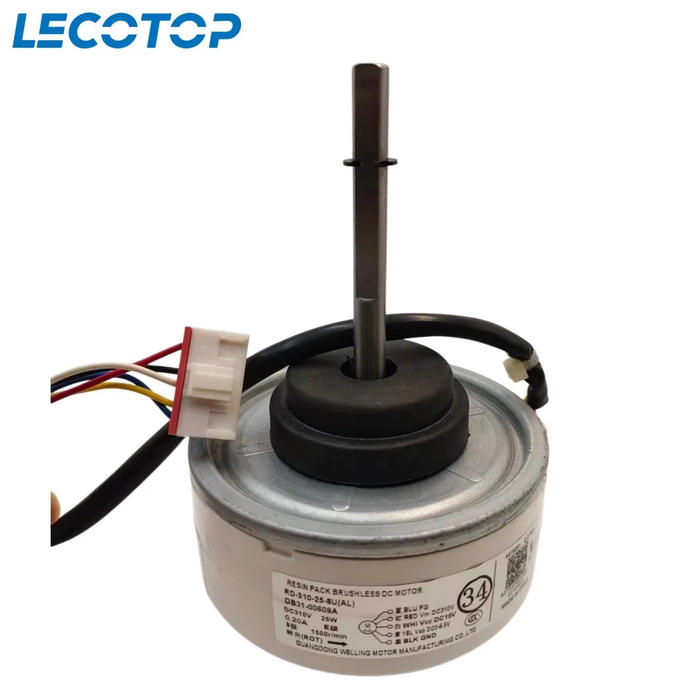 Новый вентиляторный двигатель постоянного тока RD-310-25-8U(AL) DB31-00609A DB31-00636C для внутреннего блока кондиционера Samsung, запчасти для кондиционеров
Новый вентиляторный двигатель постоянного тока RD-310-25-8U(AL) DB31-00609A DB31-00636C для внутреннего блока кондиционера Samsung, запчасти для кондиционеров