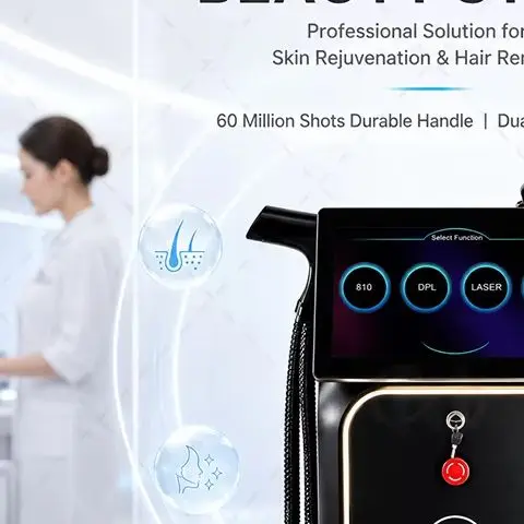 4 IN 1 Soprano Titanium Ice Platinum RF Diode 755 808 940 1064nm 4 Wave PICO Laser ND:YAG Painless Hair Removal Machine 2026
4 IN 1 Soprano Titanium Ice Platinum RF Diode 755 808 940 1064nm 4 Wave PICO Laser ND:YAG Painless Hair Removal Machine 2026
