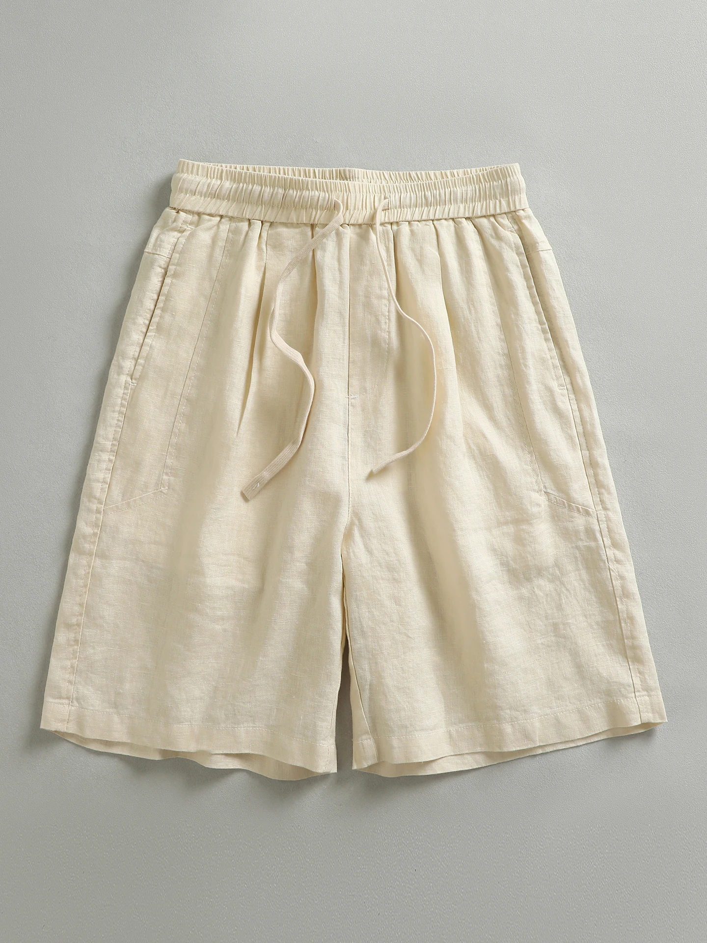 Pure Linen Fabric Breathable Comfortable Japanese Style Retro Casual Men's Loose Five-Quarter Pants Summer Straight Leg Pants
Pure Linen Fabric Breathable Comfortable Japanese Style Retro Casual Men's Loose Five-Quarter Pants Summer Straight Leg Pants