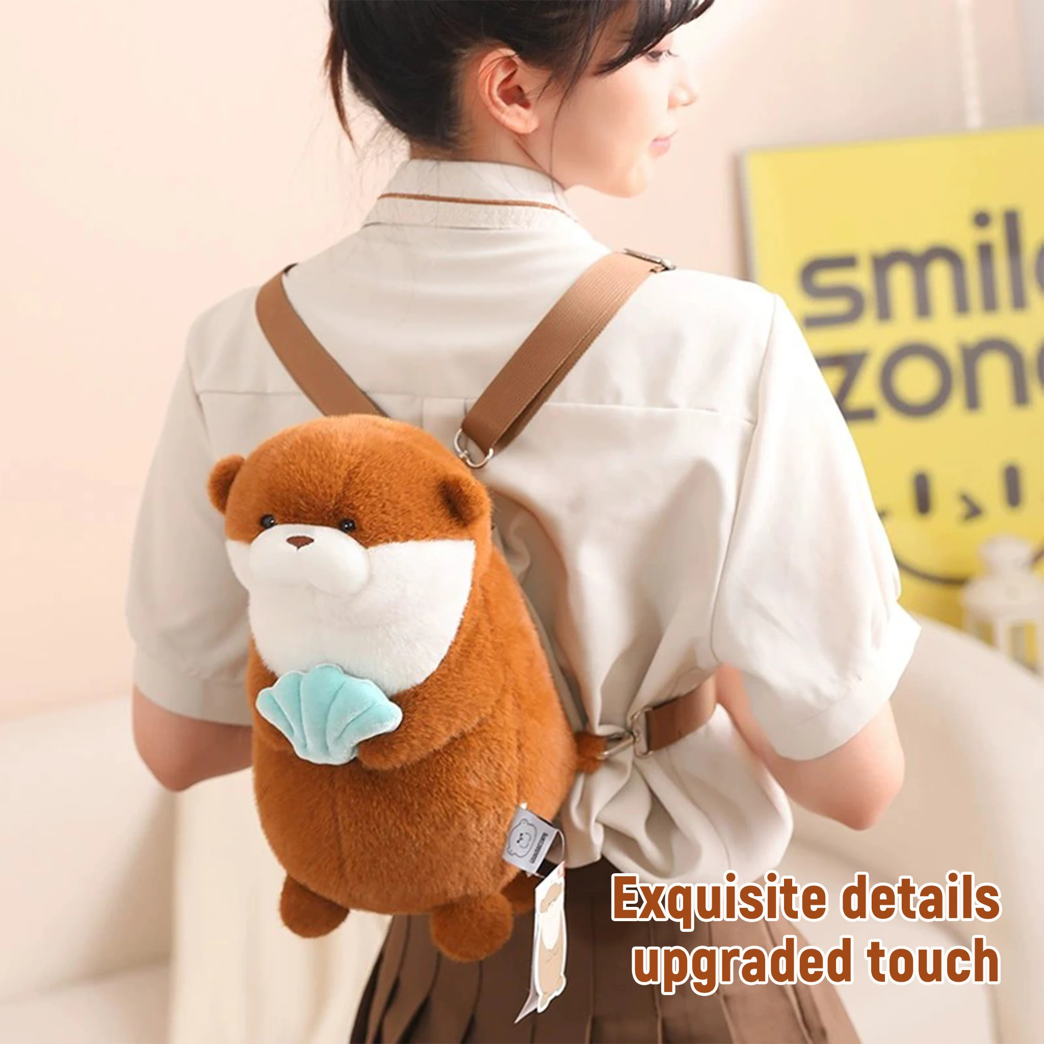 Ocean Otter SouSou-Chan Plush Backpack - Adorable Sea Otter Stuffed Animal Bag for Kids and Fans, Cute and Functional
Ocean Otter SouSou-Chan Plush Backpack - Adorable Sea Otter Stuffed Animal Bag for Kids and Fans, Cute and Functional
