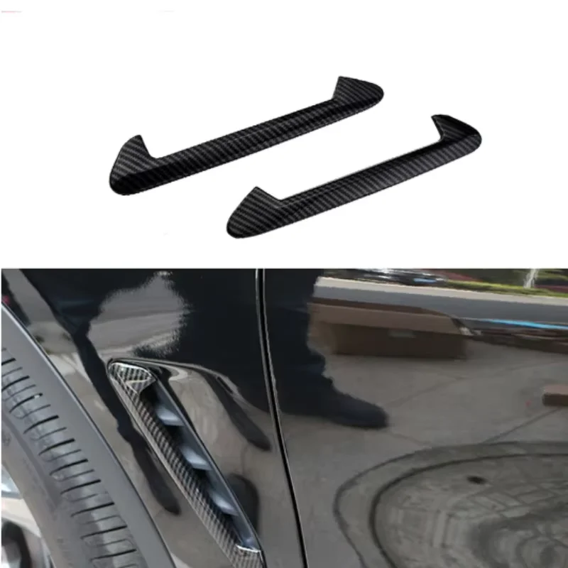 2PCs Car Side Air Fender Vent Cover Trim For BMW X3 2018 2019 2020 Decoration Sticker Accessories
2PCs Car Side Air Fender Vent Cover Trim For BMW X3 2018 2019 2020 Decoration Sticker Accessories
