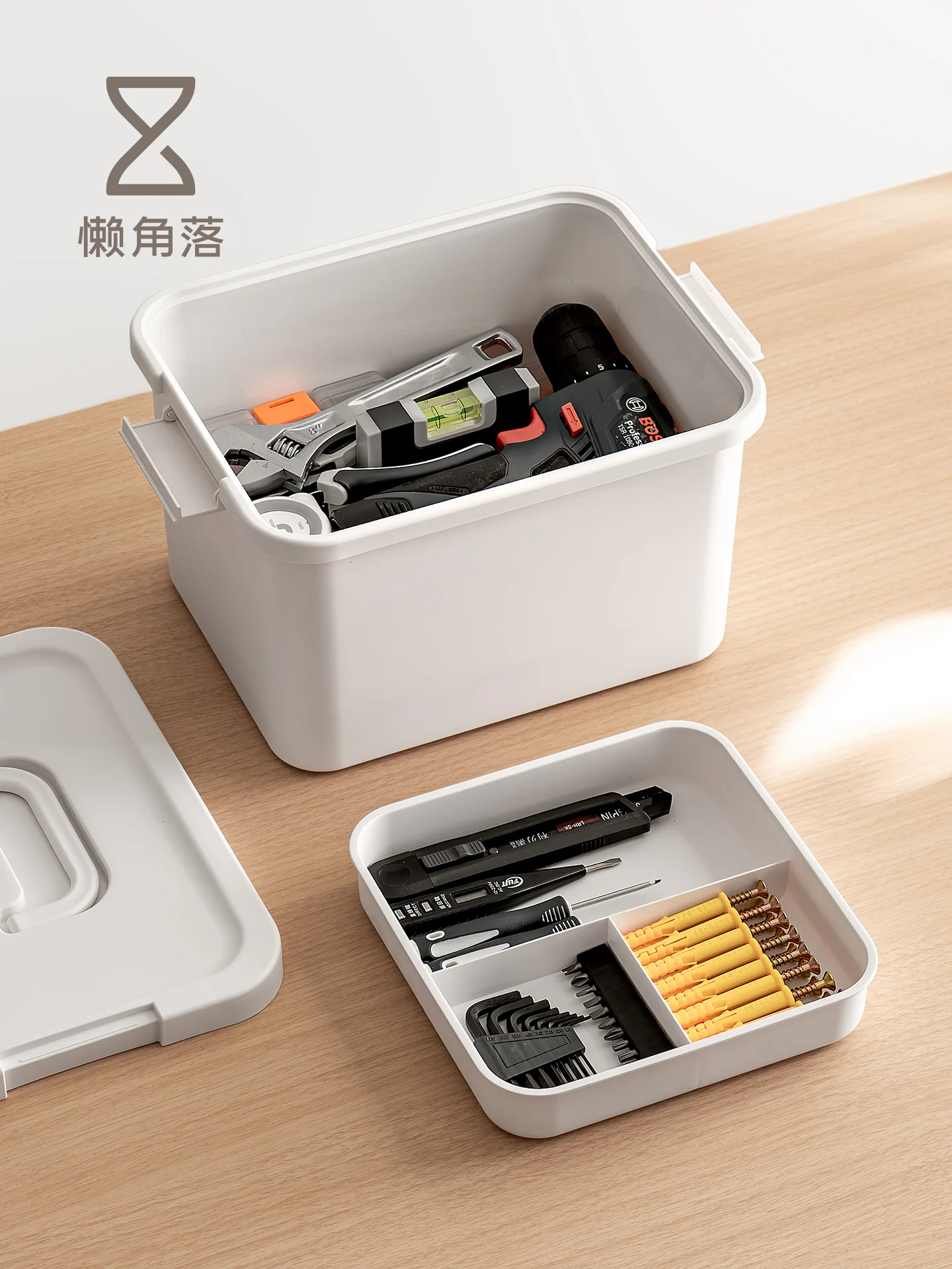 Large Capacity Plastic Storage Box Tool Organizer Box with Lid Home Corner Medicine Box Simplistic Style Utility Box
Large Capacity Plastic Storage Box Tool Organizer Box with Lid Home Corner Medicine Box Simplistic Style Utility Box