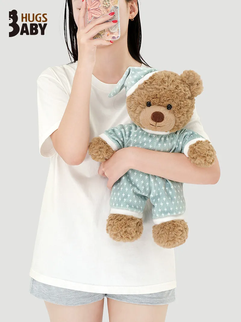 Мягкая плюшевая игрушка-медвежонок Hugs Baby в пижаме, кукла-обнимашка для сна, идеальный подарок на день рождения для девочек и детей
Мягкая плюшевая игрушка-медвежонок Hugs Baby в пижаме, кукла-обнимашка для сна, идеальный подарок на день рождения для девочек и детей