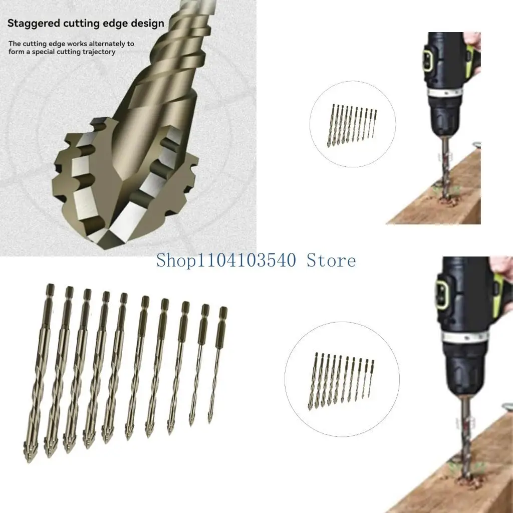 02DC MultiPurpose Four Flute Serrated Eccentric Drill Bit Dry Drilling Kit For Ceramic Masonry Glass With Carbides Tip
02DC MultiPurpose Four Flute Serrated Eccentric Drill Bit Dry Drilling Kit For Ceramic Masonry Glass With Carbides Tip