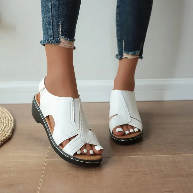 Women Retro Wedge Sandals Open Toe Slingback Summer Casual Shoes Comfortable for Daily Wear Travel Outdoor Activities 2026 New
Women Retro Wedge Sandals Open Toe Slingback Summer Casual Shoes Comfortable for Daily Wear Travel Outdoor Activities 2026 New