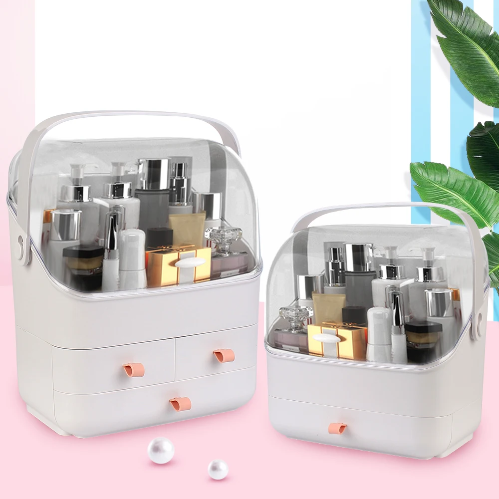 Plastic Cosmetic Storage Box Makeup Organizer Skincare Jewelry Case Transparent Waterproof and Dustproof Home Storage Container
Plastic Cosmetic Storage Box Makeup Organizer Skincare Jewelry Case Transparent Waterproof and Dustproof Home Storage Container