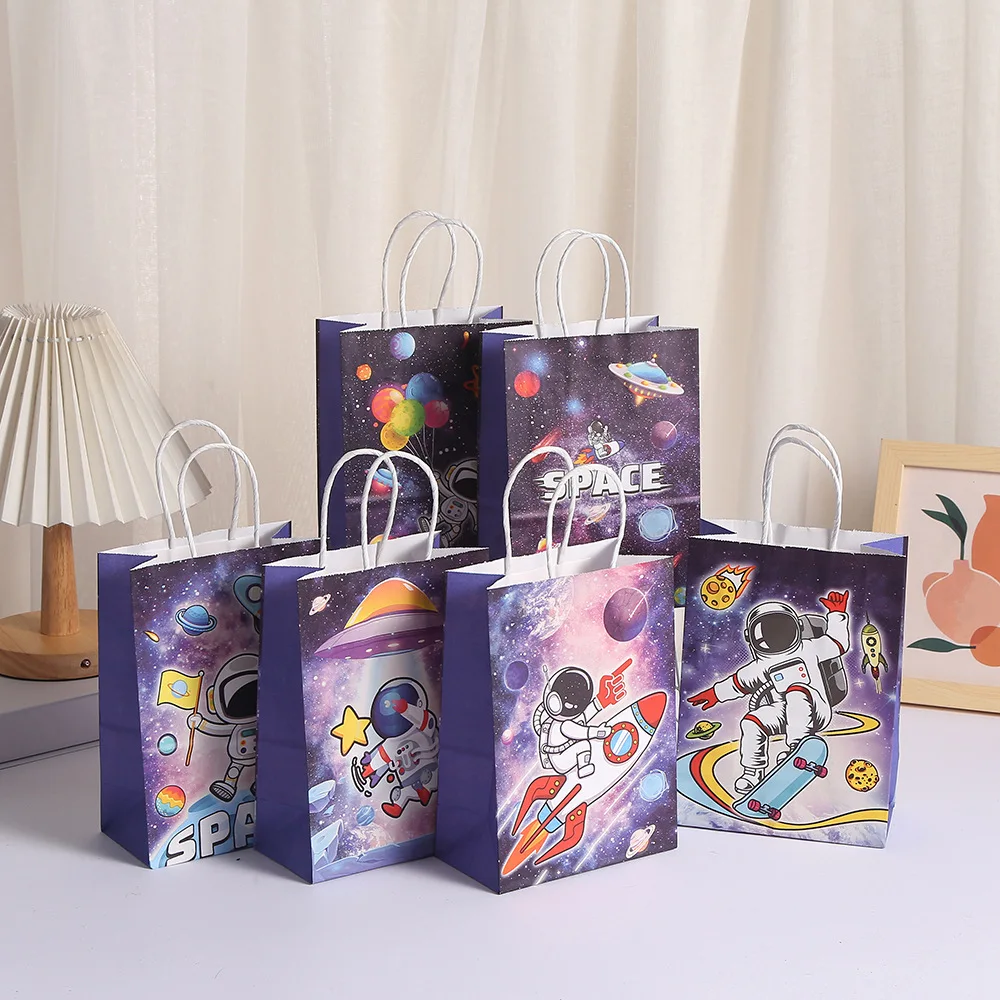 StoBag, Space Astronauts Themed Gift Bags, Fun, Reusable Paper Packaging, For Birthday Party, Children's Day, 12/30pcs
StoBag, Space Astronauts Themed Gift Bags, Fun, Reusable Paper Packaging, For Birthday Party, Children's Day, 12/30pcs