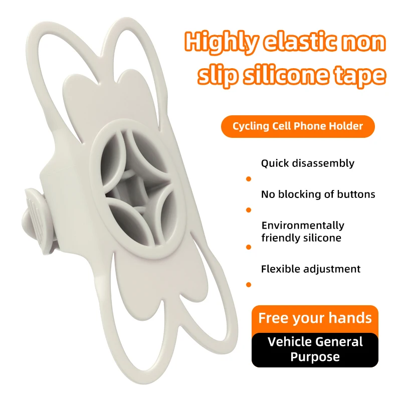 CYCLAMI Silicone Bicycle Phone Holder Universal Bike Motorcycle Mobile Phone Stand Handlebar Clip Bracket For All Phone Stand
CYCLAMI Silicone Bicycle Phone Holder Universal Bike Motorcycle Mobile Phone Stand Handlebar Clip Bracket For All Phone Stand