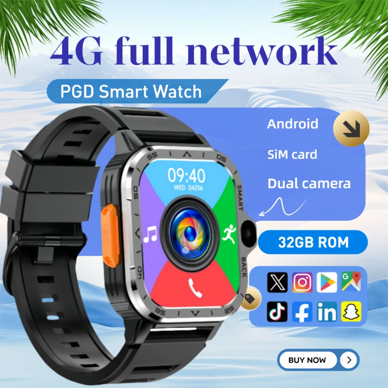 PGD новая полносетевая система Android 4G SmartWatch 2,03-дюймовый большой экран 8 ГБ + 128 ГБ памяти SIM-карта двойная камера Wi-Fi GPS NFC
PGD новая полносетевая система Android 4G SmartWatch 2,03-дюймовый большой экран 8 ГБ + 128 ГБ памяти SIM-карта двойная камера Wi-Fi GPS NFC