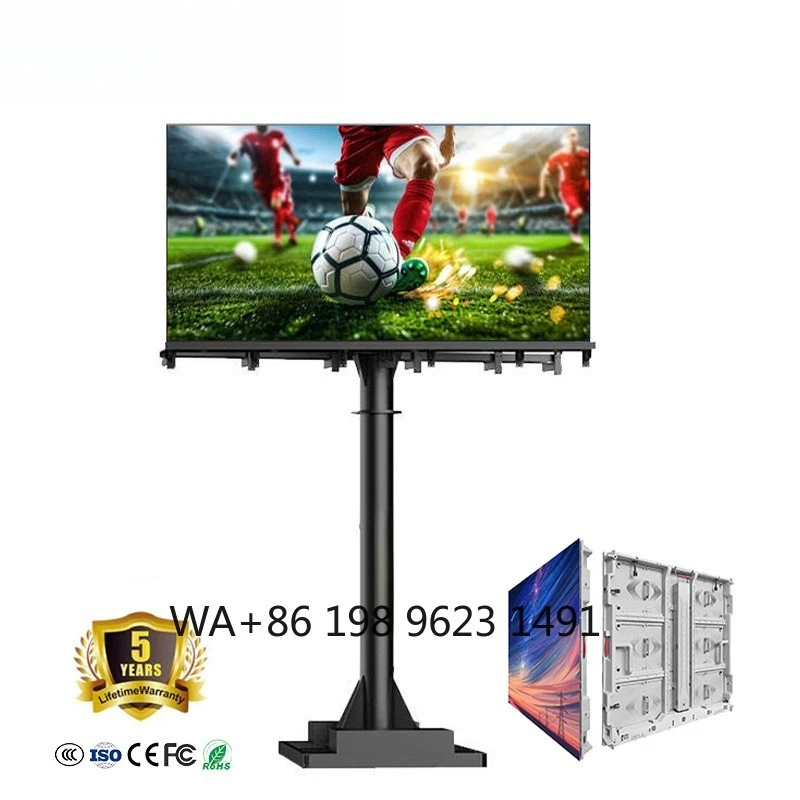 6500nits High Brightness IP65 Waterproof Outdoor LED Billboard 5*8m Full Color Display for Commercial Business Advertising
6500nits High Brightness IP65 Waterproof Outdoor LED Billboard 5*8m Full Color Display for Commercial Business Advertising