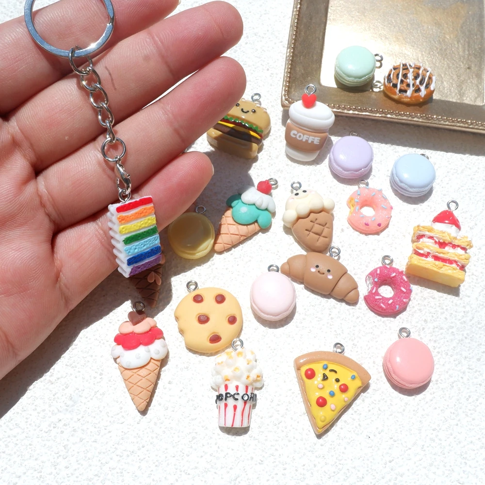Domuts Cake Ice Cream Charms Resin Flat Back Cabochon Bracelets Necklace Earrings Making Accessories DIY Jewelry Pendants
Domuts Cake Ice Cream Charms Resin Flat Back Cabochon Bracelets Necklace Earrings Making Accessories DIY Jewelry Pendants