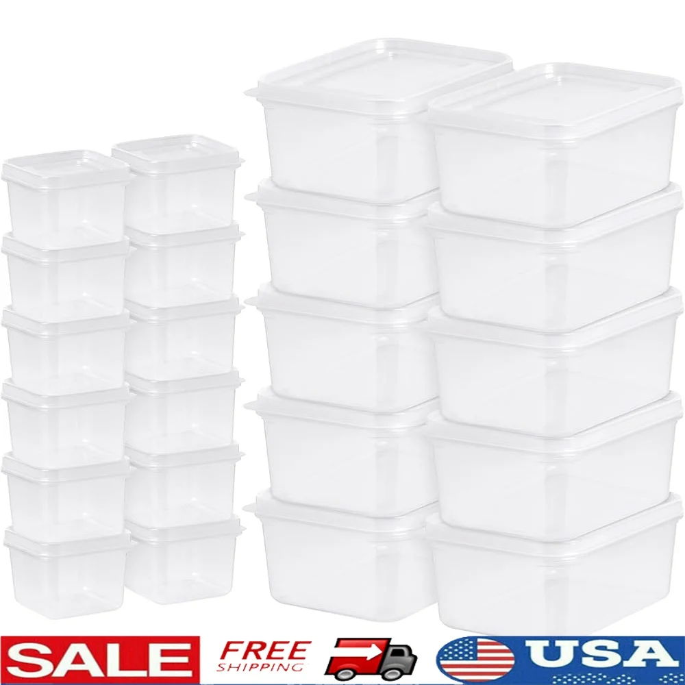 Набор 22-х предметных контейнеров для приготовления еды, штабелируемые контейнеры для хранения продуктов, безопасные многоразовые пластиковые крышки для микроволновой печи с морозильной камерой, идеальные
Набор 22-х предметных контейнеров для приготовления еды, штабелируемые контейнеры для хранения продуктов, безопасные многоразовые пластиковые крышки для микроволновой печи с морозильной камерой, идеальные