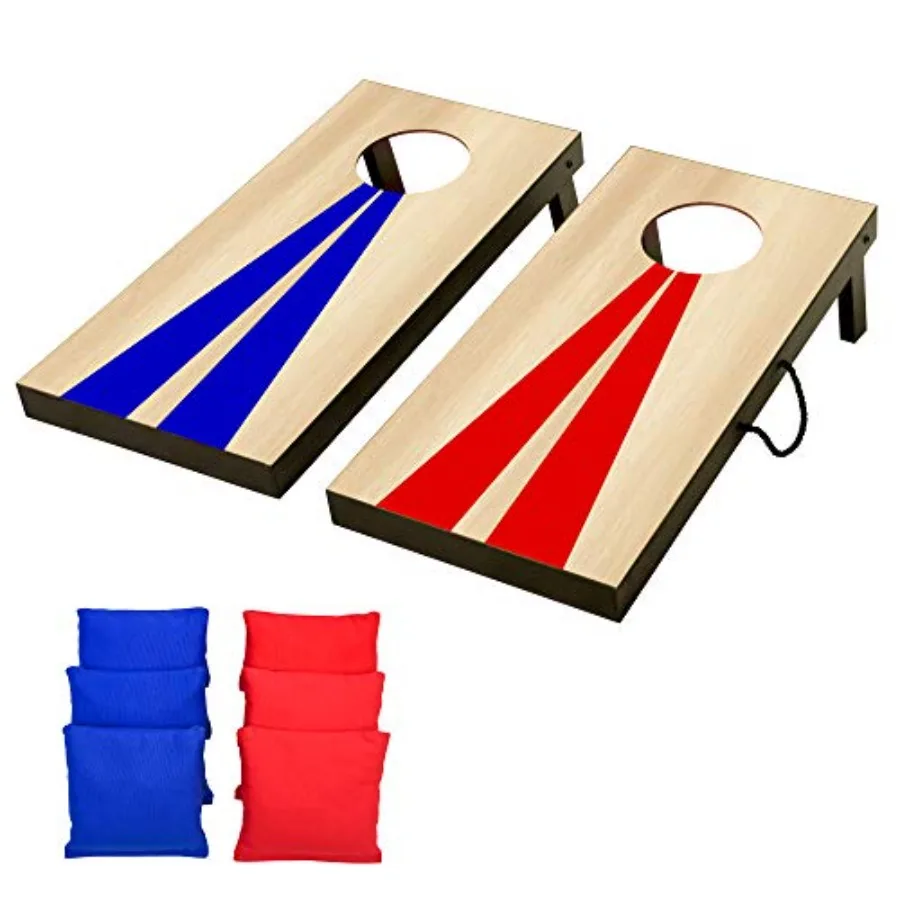2 Feet x 1 Feet Portable Size Cornhole Set - Ready To Play with 6 Bean Bags and 2 Conrhole Boards - Great for Indoor Outdoor Fa
2 Feet x 1 Feet Portable Size Cornhole Set - Ready To Play with 6 Bean Bags and 2 Conrhole Boards - Great for Indoor Outdoor Fa
