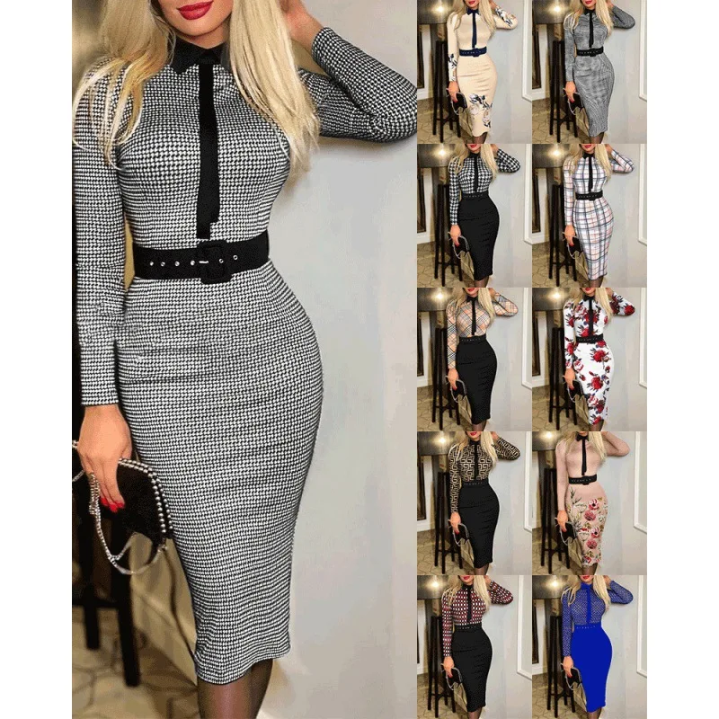 Women Slim Vintage Holiday Ruffles Befree Full Long Sleeve Dress Spring Winter Party Elegant Maxi Dresses With Belt
Women Slim Vintage Holiday Ruffles Befree Full Long Sleeve Dress Spring Winter Party Elegant Maxi Dresses With Belt
