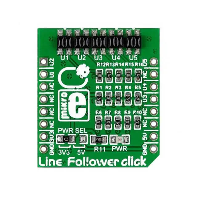 New And Original MIKROE-1999 LINE FOLLOWER CLICK
New And Original MIKROE-1999 LINE FOLLOWER CLICK