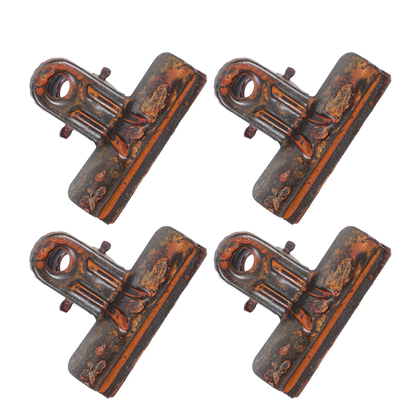 4Pcs Vintage Metal Bulldog Bull Clips Paper Clamps Photo Holders Office Document Snack Sealing Clips
4Pcs Vintage Metal Bulldog Bull Clips Paper Clamps Photo Holders Office Document Snack Sealing Clips