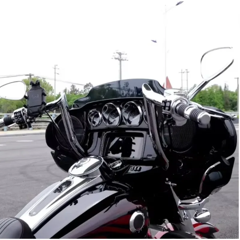 Новый руль New Rise 1.5 дюйма, черный/хромированный, для мотоциклов HD Trikes и FLHX/FLHT (подходит для 12/14/16 дюймов) - для модернизации/улучшения
Новый руль New Rise 1.5 дюйма, черный/хромированный, для мотоциклов HD Trikes и FLHX/FLHT (подходит для 12/14/16 дюймов) - для модернизации/улучшения