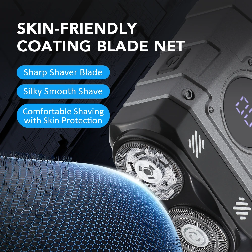 Mini Electric Shaver for Men Magnetic Dual Head Digital Display Portable Razor Men's Hair Beard Trimmer Tool for Home and Travel
Mini Electric Shaver for Men Magnetic Dual Head Digital Display Portable Razor Men's Hair Beard Trimmer Tool for Home and Travel