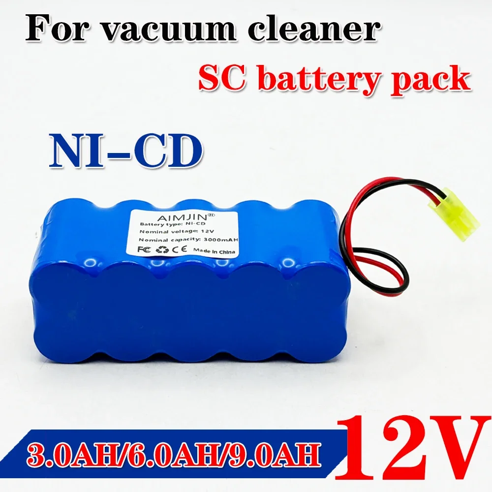 12V SC Ni-CD 6000mAh Rechargeable Battery for Rowenta, Robot Vacuum Cleaner, 12V, RH5488, RH846301, RH846901, RS-Rh5205
12V SC Ni-CD 6000mAh Rechargeable Battery for Rowenta, Robot Vacuum Cleaner, 12V, RH5488, RH846301, RH846901, RS-Rh5205