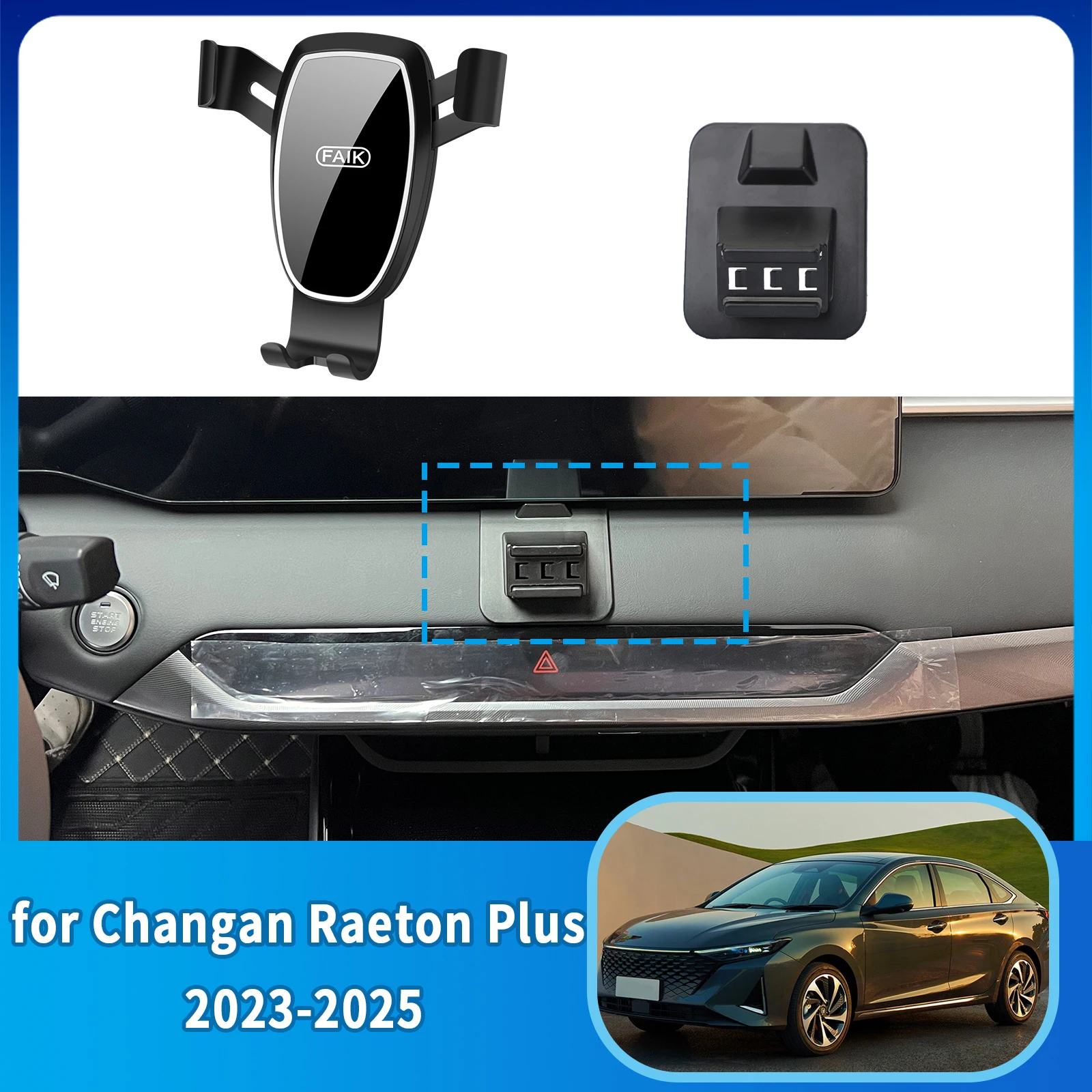 fit for Changan Raeton Plus Volga C40 2023~2025 Car Anti-Shake Screen Base Phone Holder Mount Stand Dedicated
fit for Changan Raeton Plus Volga C40 2023~2025 Car Anti-Shake Screen Base Phone Holder Mount Stand Dedicated