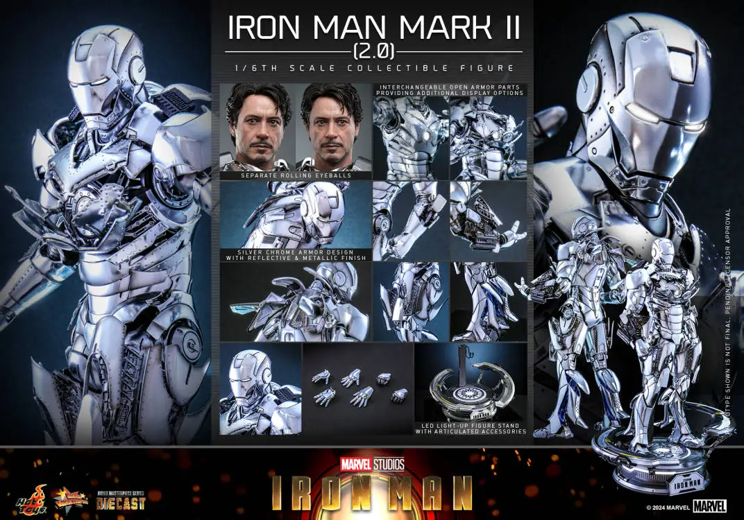 Pre-Sale Original Hottoys Ht 1/6 Iron Man Mk2 2.0 Plating Alloy Die Casting Action Figures Mms733d59 Collectible Ornament Gift
Pre-Sale Original Hottoys Ht 1/6 Iron Man Mk2 2.0 Plating Alloy Die Casting Action Figures Mms733d59 Collectible Ornament Gift