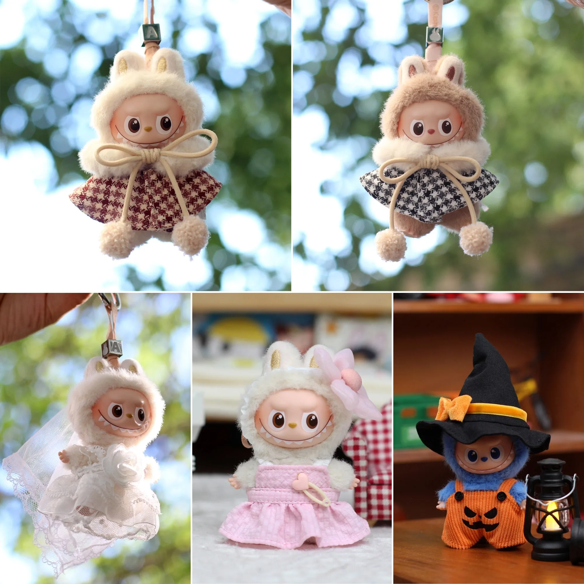 10cm Mini Labubu 4.0 Doll Clothes Halloween Pumpkin Outfit Dress Wedding Gown Swimsuit Bathrobe Suspender Pants for Mini Labubu 
10cm Mini Labubu 4.0 Doll Clothes Halloween Pumpkin Outfit Dress Wedding Gown Swimsuit Bathrobe Suspender Pants for Mini Labubu