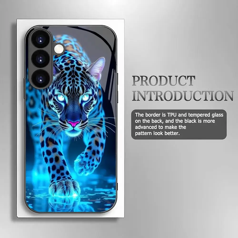 Glowing tiger pattern glass phone case for galaxy S26 Ultra suitable for Samsung S25 S24 S23 S22 S21 S20 FE Plus anti-fall
Glowing tiger pattern glass phone case for galaxy S26 Ultra suitable for Samsung S25 S24 S23 S22 S21 S20 FE Plus anti-fall
