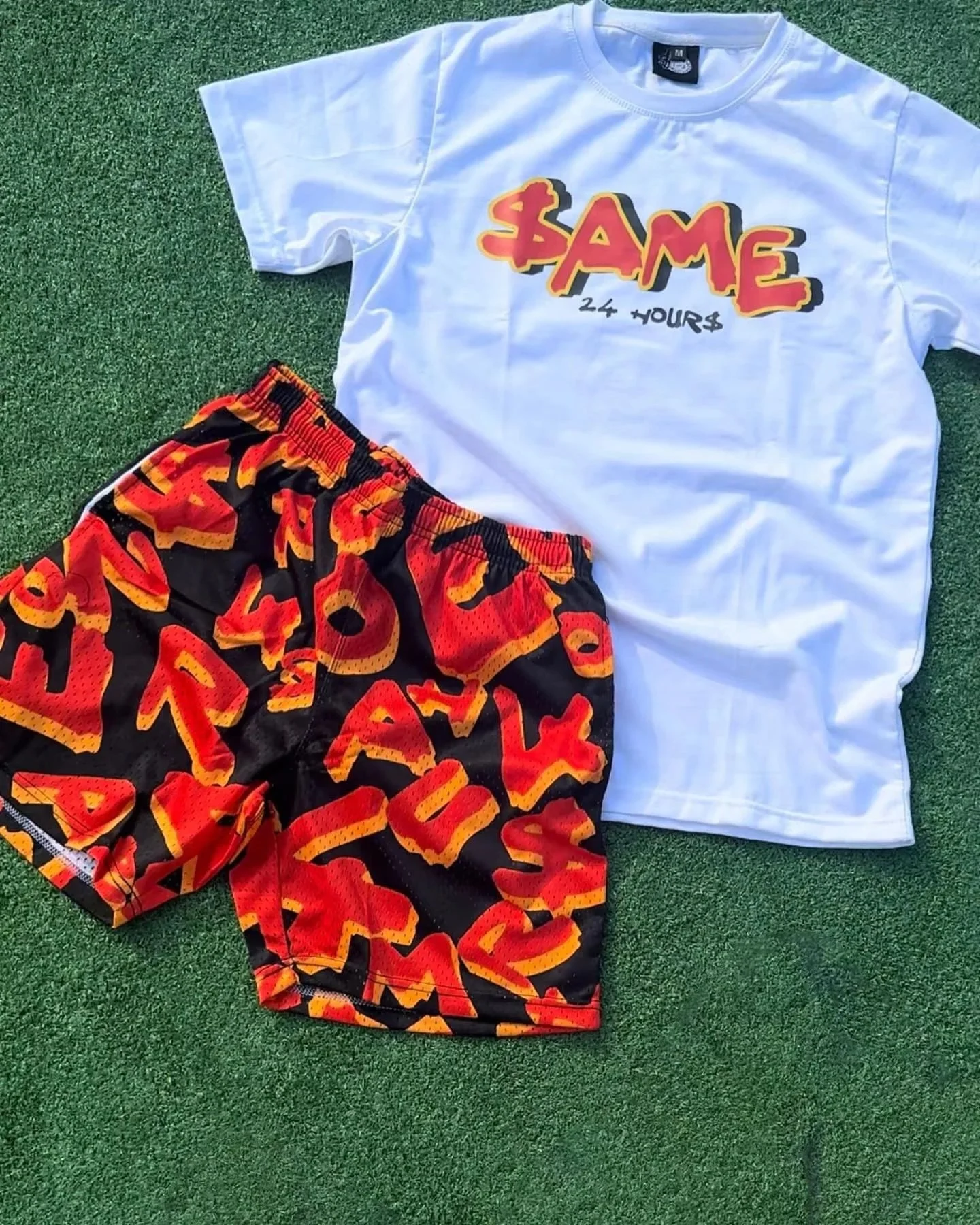 2026 Summer Set Sportswear 2-piece Set Short Sleeve Round Neck Custom Printed T-shirt Shorts Adult and Children's Same Style
2026 Summer Set Sportswear 2-piece Set Short Sleeve Round Neck Custom Printed T-shirt Shorts Adult and Children's Same Style