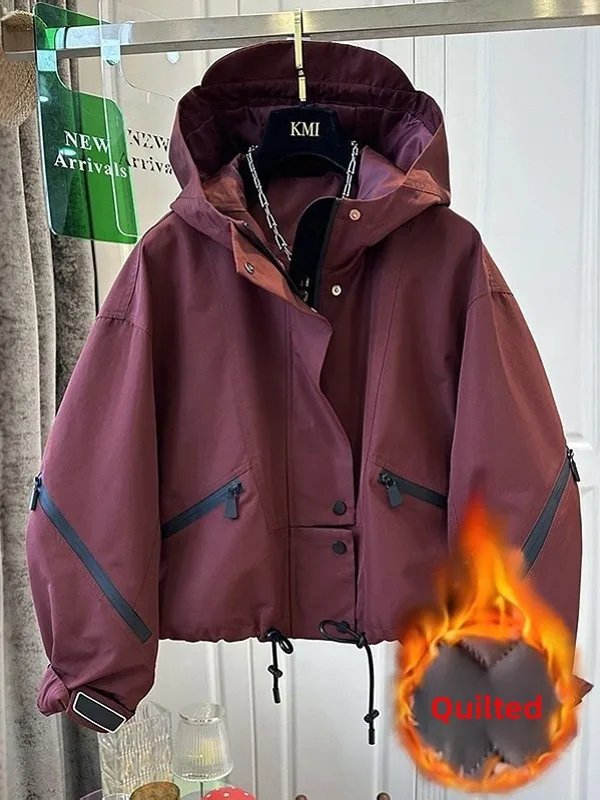 Faionable Cotton-Padded Jaet Women's plus Size Loose Sli Autumn Winter New Arrival Coat for Plump MM Commute Sle
Faionable Cotton-Padded Jaet Women's plus Size Loose Sli Autumn Winter New Arrival Coat for Plump MM Commute Sle