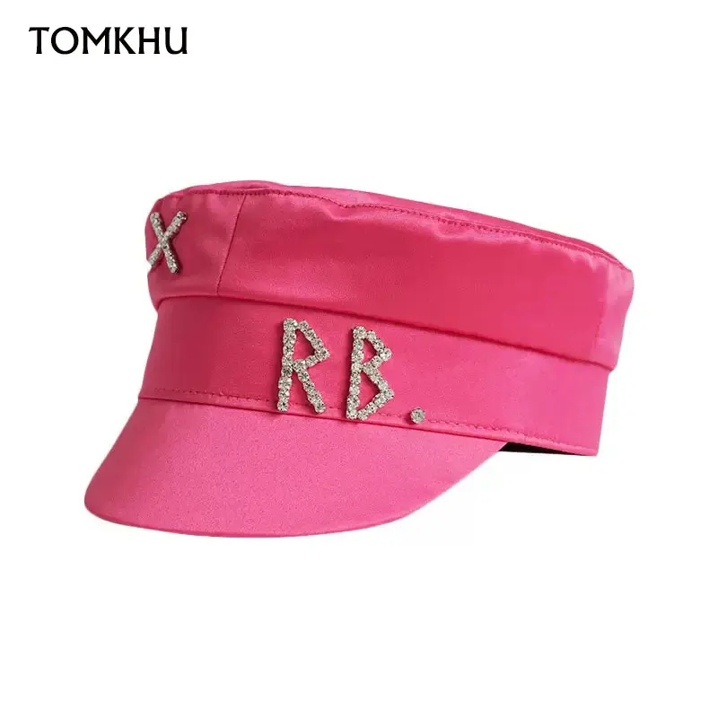 Fashion Designer Satin Diamond Letter Newsboy Caps for Women Flat Militray Hat Adjustable Gorras Mujer Ladies Beret Hats
Fashion Designer Satin Diamond Letter Newsboy Caps for Women Flat Militray Hat Adjustable Gorras Mujer Ladies Beret Hats