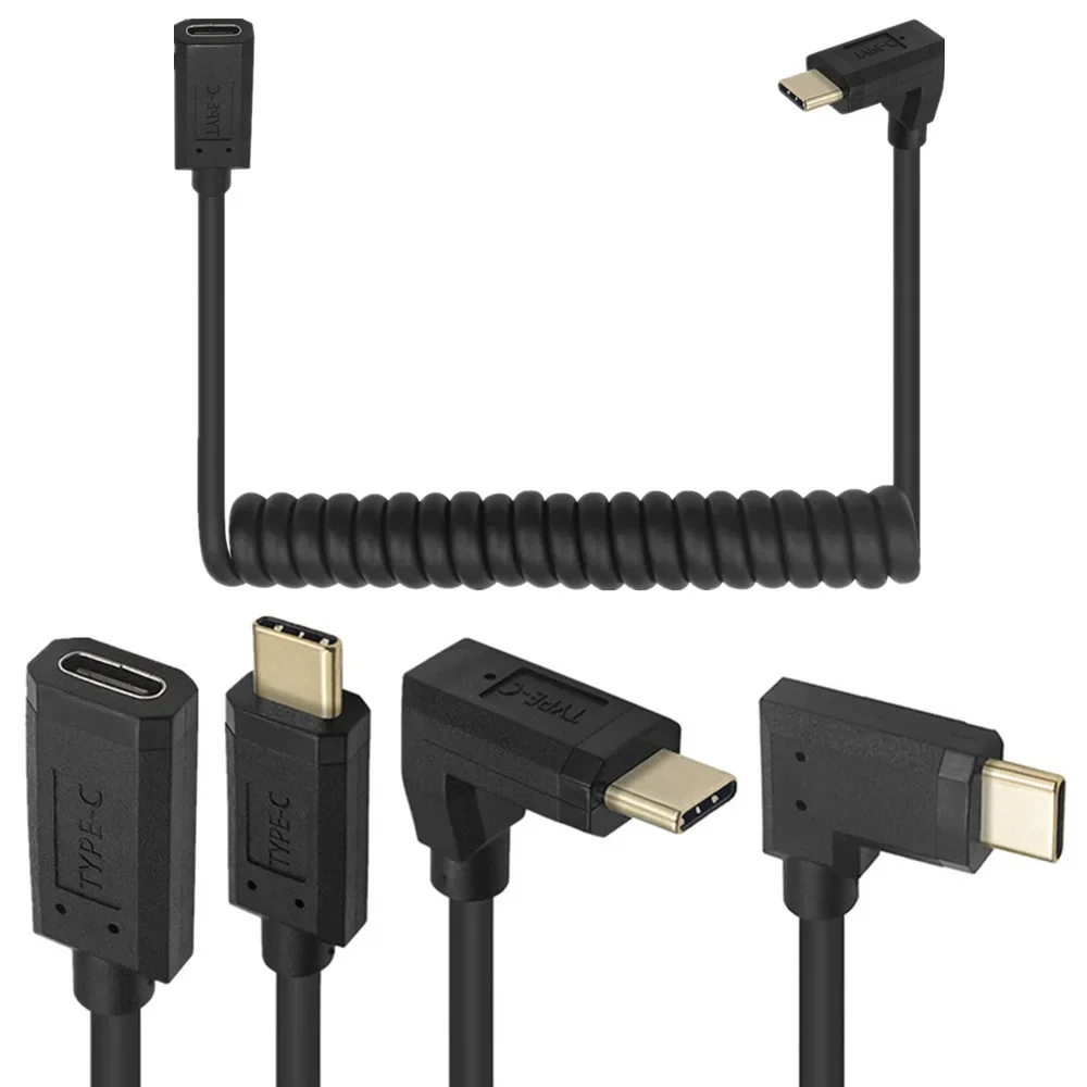 Удлинительный кабель USB 3.1 Type-c «папа-мама» с растягивающейся пружиной влево/вправо вверх/вниз, угол 90/270 градусов, 10 Гбит/с, 4K USB C, спиральный кабель
Удлинительный кабель USB 3.1 Type-c «папа-мама» с растягивающейся пружиной влево/вправо вверх/вниз, угол 90/270 градусов, 10 Гбит/с, 4K USB C, спиральный кабель