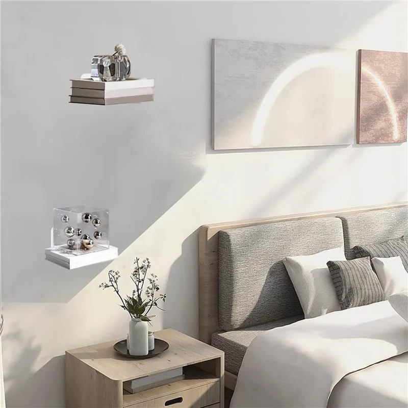 ABGG-Wall Mount Metal Shelves-Invisibility Floating Bookshelf 4Pcs Set For Bedroom For Room Bookcase,Small Bookshelf Design
ABGG-Wall Mount Metal Shelves-Invisibility Floating Bookshelf 4Pcs Set For Bedroom For Room Bookcase,Small Bookshelf Design