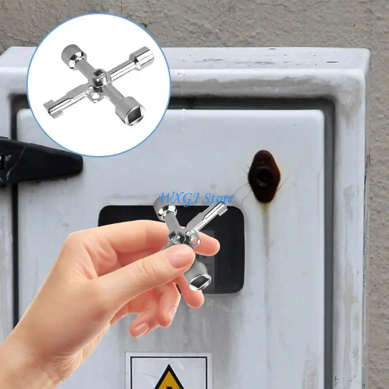 37JE Multifunctional 4 Way Triangle Wrench Portable Triangular Tool for Train Electrical Elevator Professional
37JE Multifunctional 4 Way Triangle Wrench Portable Triangular Tool for Train Electrical Elevator Professional