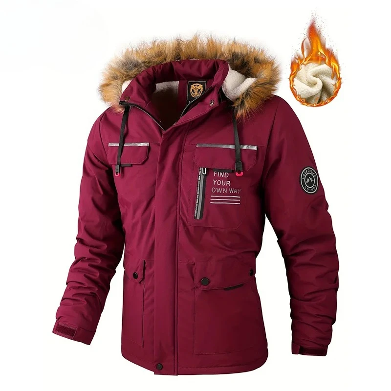 2026Winter Men Outwear Fleece Warm Removable Hooded Hiking Jacket Men Outdoor Windproof Casual Fashion Jacket Coat Male Clothing
2026Winter Men Outwear Fleece Warm Removable Hooded Hiking Jacket Men Outdoor Windproof Casual Fashion Jacket Coat Male Clothing
