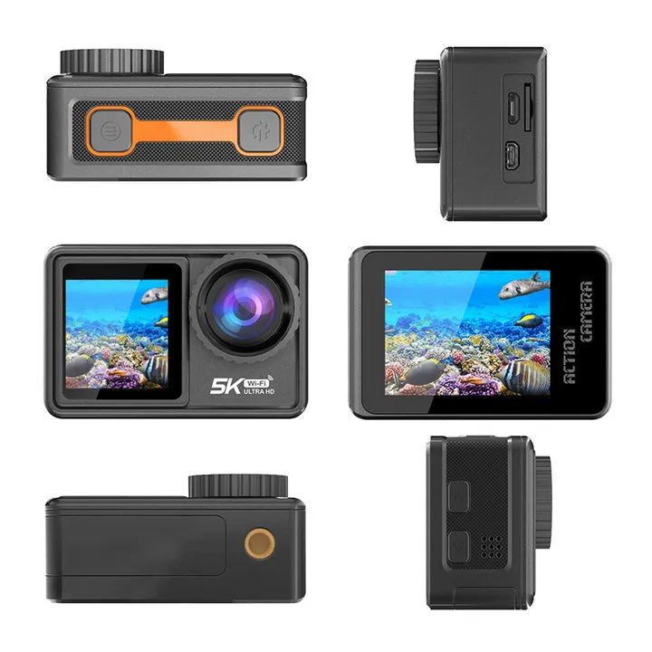 New portable 5k sports camera high definition DV riding anti-shake underwater extreme sports camera riding recorder
New portable 5k sports camera high definition DV riding anti-shake underwater extreme sports camera riding recorder