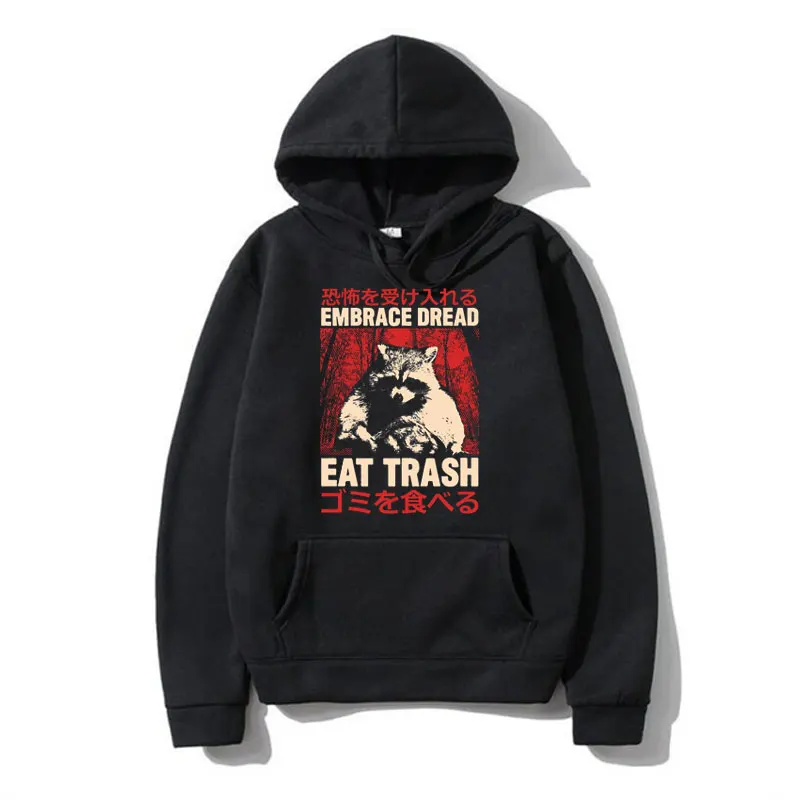 Funny Embrace Dread Raccoon Hoodie Men Women Cartoon Oversized Hooded Sweatshirts Winter Fashion Hip Hop Pullover Y2k Streetwear
Funny Embrace Dread Raccoon Hoodie Men Women Cartoon Oversized Hooded Sweatshirts Winter Fashion Hip Hop Pullover Y2k Streetwear