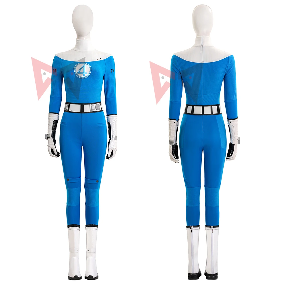 New Invisible Woman Jumpsuit Cosplay Costume Gloves Belt Boots To Choose For Game Party Custom Made
New Invisible Woman Jumpsuit Cosplay Costume Gloves Belt Boots To Choose For Game Party Custom Made