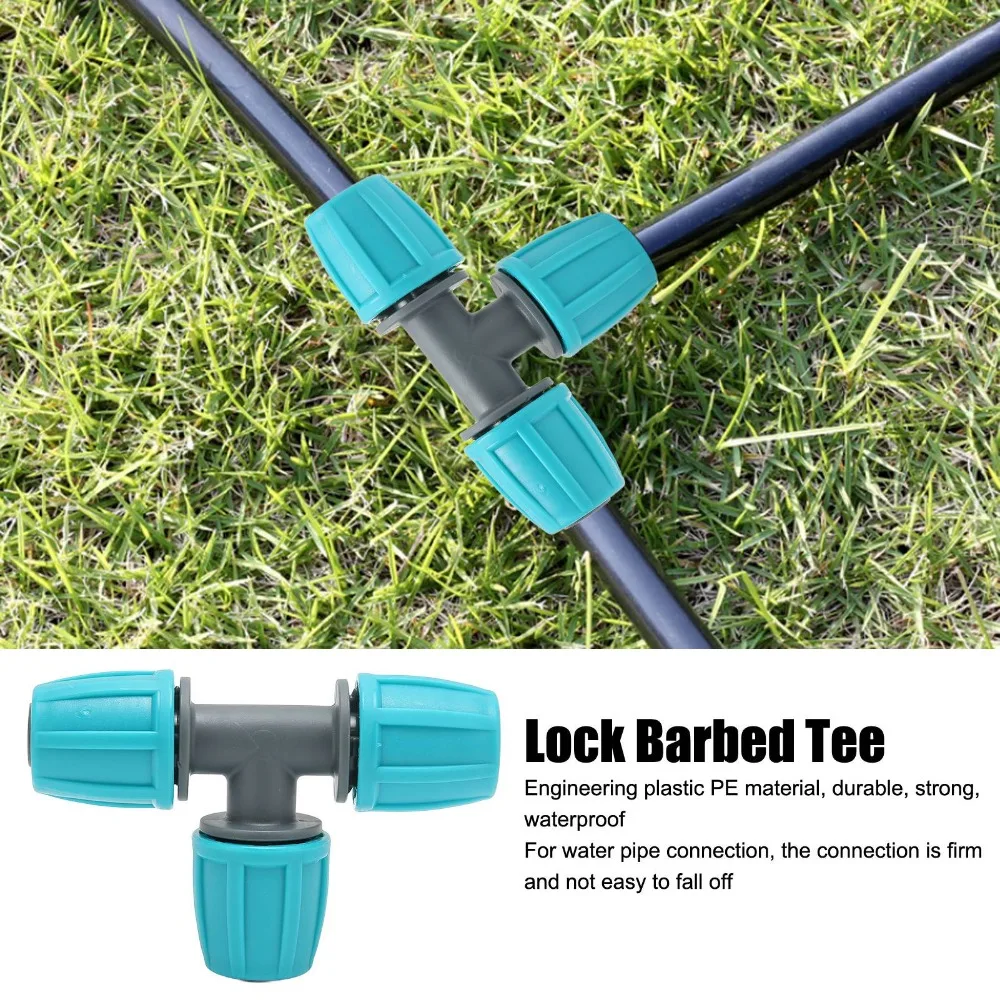 20PCS 16mm Connection Diameter Pipe Tee PE Blue and Gray Garden T Connector Easy To Install 3 Way Drip Irrigation Tee Fitting
20PCS 16mm Connection Diameter Pipe Tee PE Blue and Gray Garden T Connector Easy To Install 3 Way Drip Irrigation Tee Fitting