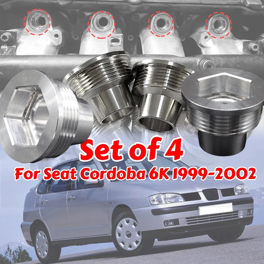4X Fuel Injector Insert For Seat Cordoba 6K VW Upgrade Aluminum Cup Seat Car Replacement Parts 1999 2000 2001 2002 06B133555H
4X Fuel Injector Insert For Seat Cordoba 6K VW Upgrade Aluminum Cup Seat Car Replacement Parts 1999 2000 2001 2002 06B133555H