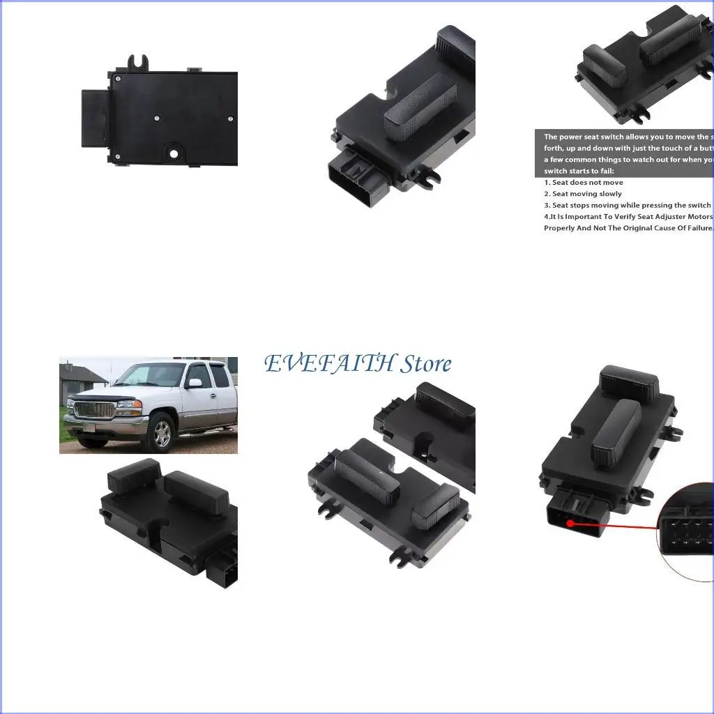 124B Car Front Power Adjuster Regulator Switch Compatible for 1500 2500 12450166 12450254 Automotive Maintenance Modification
124B Car Front Power Adjuster Regulator Switch Compatible for 1500 2500 12450166 12450254 Automotive Maintenance Modification