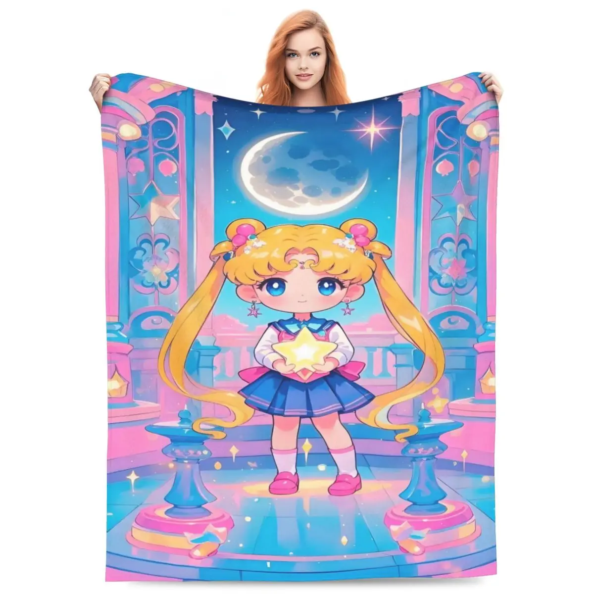 Custom Sailors Moon Anime Manga Blanket Warm Fleece Soft Flannel Usagi Tsukino Throw Blankets for Bed Couch Office Spring Autumn
Custom Sailors Moon Anime Manga Blanket Warm Fleece Soft Flannel Usagi Tsukino Throw Blankets for Bed Couch Office Spring Autumn