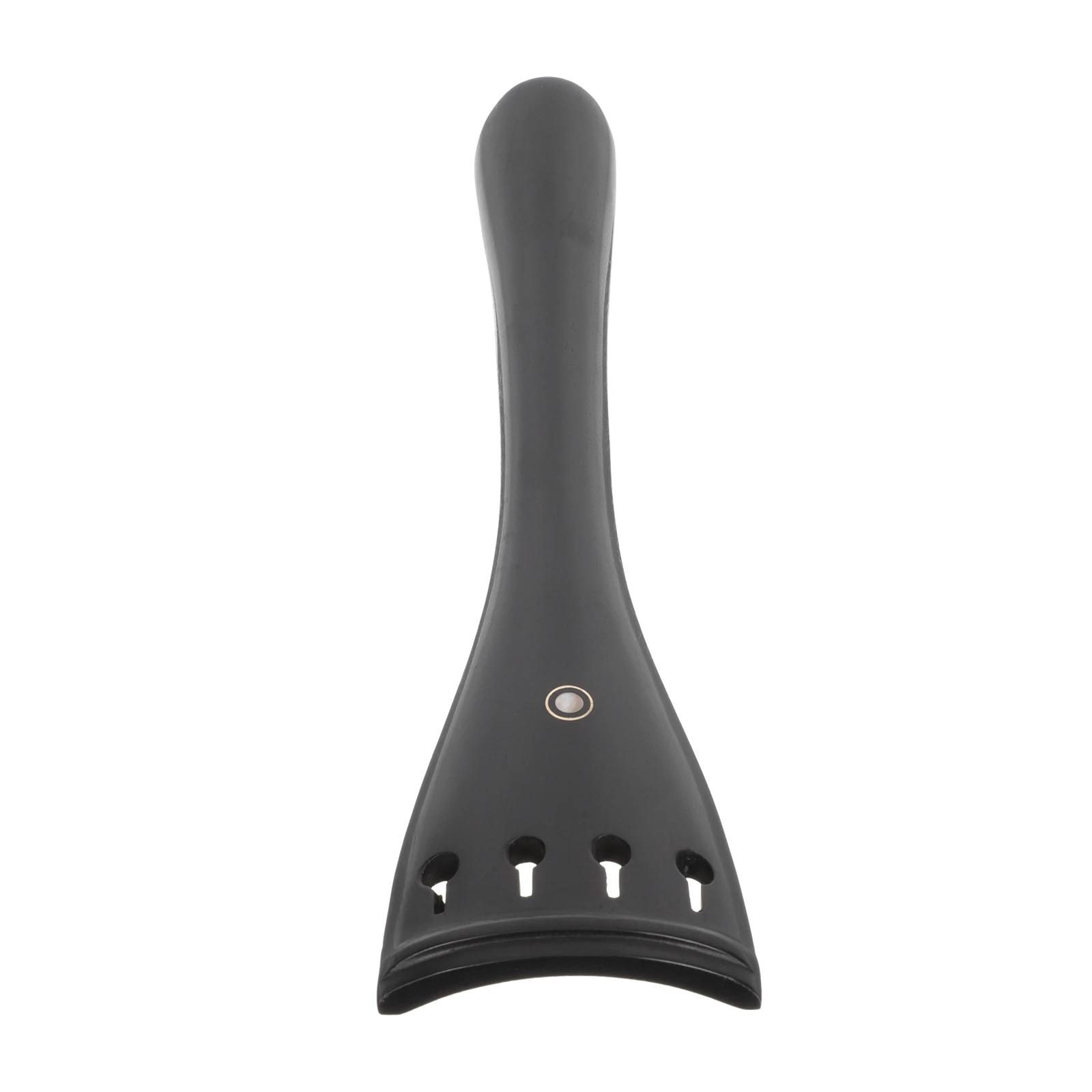 Ebony String Board Wooden Tailpiece Four Fine Tuners Practical Tailpiece Accessory
Ebony String Board Wooden Tailpiece Four Fine Tuners Practical Tailpiece Accessory